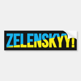 AUTOCOLLANT DE VOITURE ZELENSKYY !