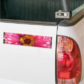 Autocollant De Voiture Zinnia rose (Sur camion)