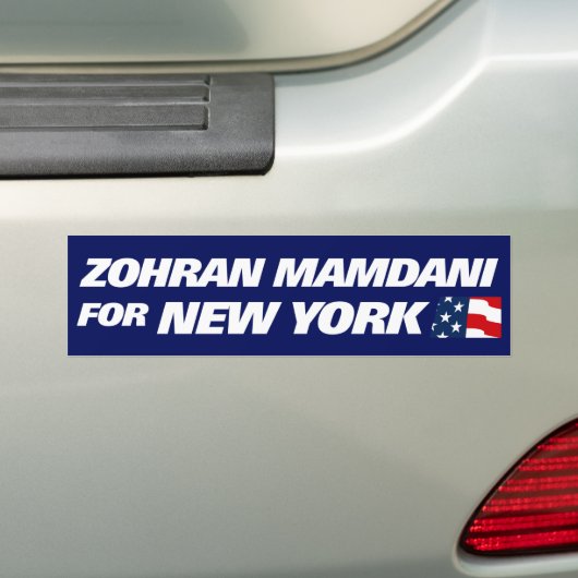 Autocollant De Voiture Zohran Mamdani for NYC 2025 (En voiture)