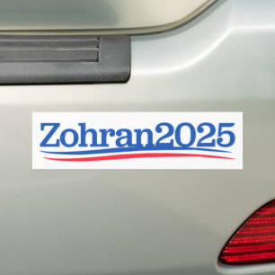 Autocollant De Voiture Zohran Mamdani Maire NYC 2025