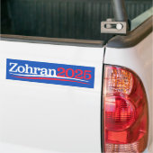 Autocollant De Voiture Zohran Mamdani Mayor NYC 2025 (Sur camion)