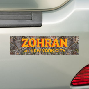 Autocollant De Voiture Zohran Mamdani pour NYC 2025 Camo