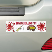 Autocollant De Voiture Zombi tuant 101 (balle d'insertion dans le (En voiture)