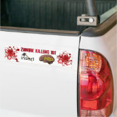 Autocollant De Voiture Zombi tuant 101 (hache d'insertion dans le (Sur camion)