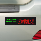 Autocollant De Voiture Zombis ! ! (En voiture)