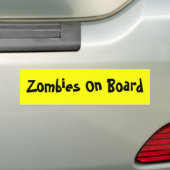 Autocollant De Voiture Zombis à bord (En voiture)