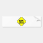 AUTOCOLLANT DE VOITURE ZONE LIBRE DE LOGIQUE (Devant)