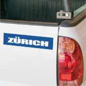 Autocollant De Voiture Zurich (Sur camion)