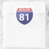 Autocollant de voyage de l'autoroute Interstate 81 (Sac)