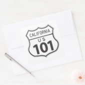 Autocollant de voyage de l'autoroute US 101 Califo (Enveloppe)