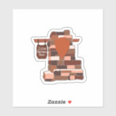 autocollant de voyage du parc national Zion (Feuille)