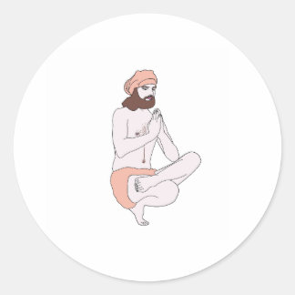 Autocollant de yoga