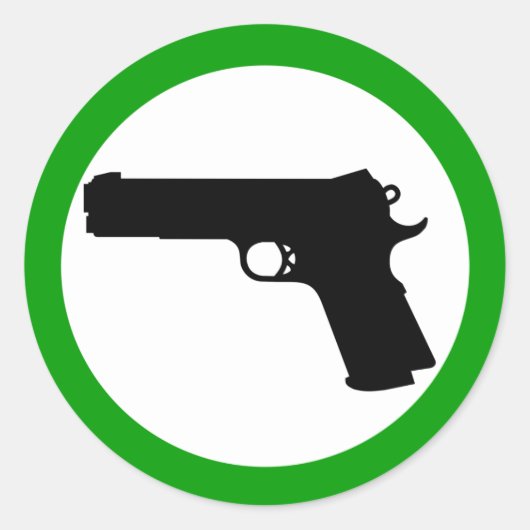 Autocollant de zone d'autodéfense (Devant)