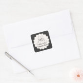 Autocollant de zone de confort pour café noir et b (Enveloppe)