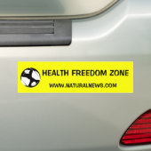 Autocollant de zone de liberté de santé (En voiture)