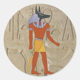Autocollant debout d'Anubis