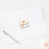 Autocollant Décisions Plus Tard Café D'abord (Enveloppe)