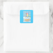 Autocollant décoratif Upsherin - Blue 3 Cupcake (Sac)