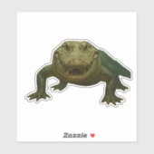 Autocollant découpé Alligator (Feuille)