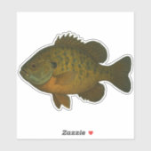 Autocollant découpé Bluegill (Feuille)