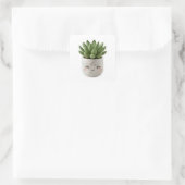 Autocollant découpé pour pot de succulente mignon  (Sac)