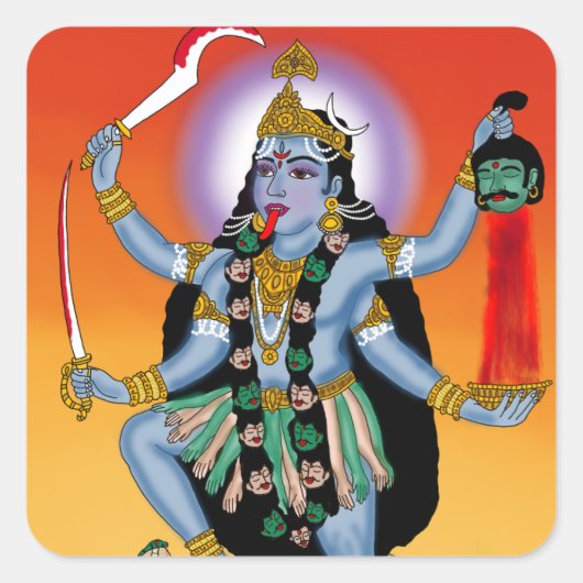 Autocollant Déesse Kali (Devant)