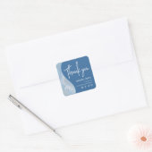 Autocollant dégradé bleu iridescent de luxe (Enveloppe)