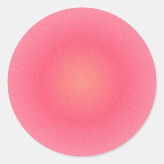 Autocollant dégradé rose blush – Élégant et Modern (Devant)