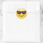 Autocollant d'emoji de lunettes de soleil (Sac)