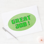 Autocollant d'encouragement Excellent Travail (Enveloppe)