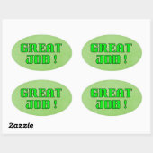 Autocollant d'encouragement Excellent Travail (Feuille)