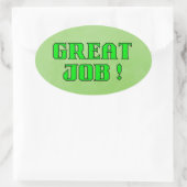Autocollant d'encouragement Excellent Travail (Sac)