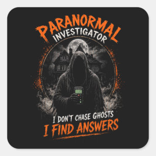 Autocollant d'enquêteur paranormal Ne chasse pas l