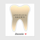 Autocollant dentaire Faux Gold (Feuille)