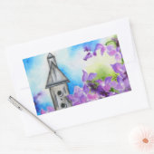 Autocollant d'enveloppe de fleurs Birdhouse & Hydr (Enveloppe)