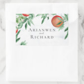 autocollant d'enveloppe de fruits d'été (Sac)