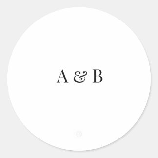 Autocollant d'enveloppe de mariage personnalisé | 