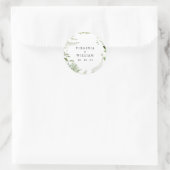 Autocollant d'enveloppe de verdure élégant (Sac)