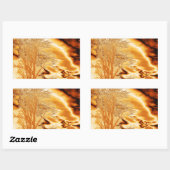 Autocollant des Arbres d'or moulé (Feuille)