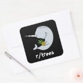 Autocollant des arbres Narwhal (Enveloppe)