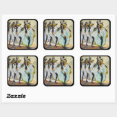 Autocollant des danseurs canadiens (Feuille)