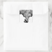Autocollant des éléphants africains (Sac)