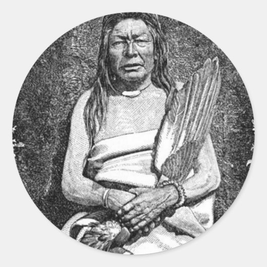 Autocollant des Indiens américains (Devant)