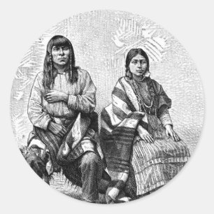 Autocollant des Indiens américains