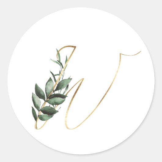 autocollant des initiales des fêtes d'hiver (Devant)