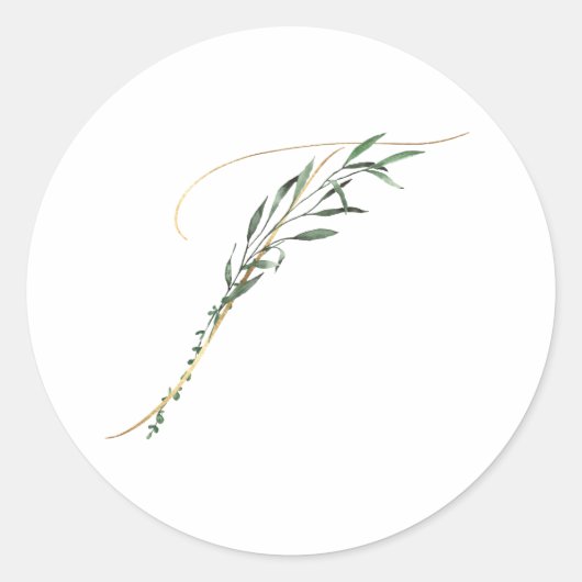 autocollant des initiales des fêtes d'hiver (Devant)