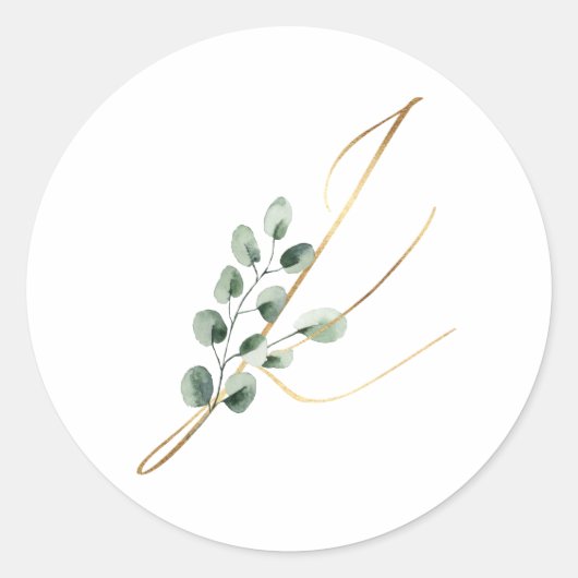 autocollant des initiales des fêtes d'hiver (Devant)