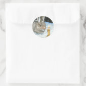 autocollant des lièvres 20 (Sac)