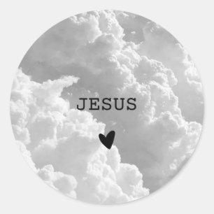 Autocollant des nuages de Jésus