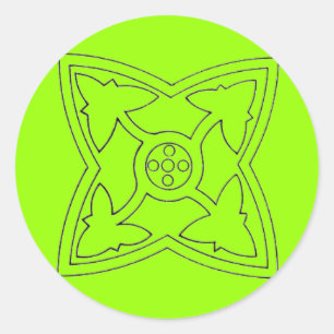 Autocollant des symboles chrétiens